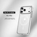 iPhone 17 Pro Max UTIA Ultimake Shockproof Transparent Case Cover With Magnetic Ring Silicone Case JPC MOBILE ACCESSORIES