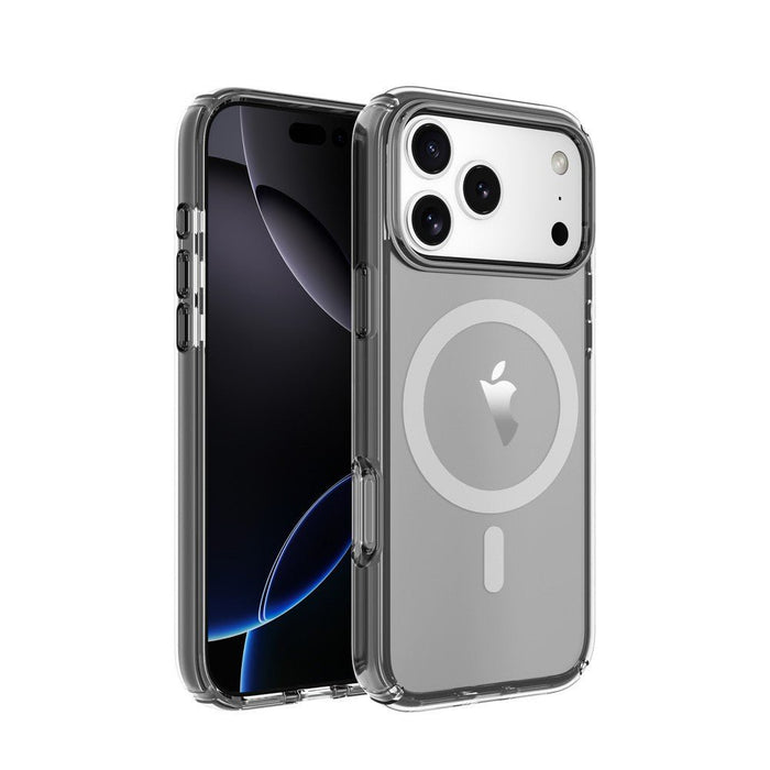 iPhone 17 Pro Max UTIA Ultimake Shockproof Transparent Case Cover With Magnetic Ring Silicone Case JPC MOBILE ACCESSORIES