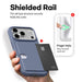 iPhone 17 Pro Mercury Goospery Rail 2 Card Holder Case Cover Wallet Case JPC MOBILE ACCESSORIES