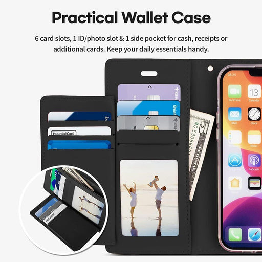 iPhone 17 Pro Mercury Rich Diary Case Wallet Case JPC MOBILE ACCESSORIES