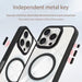 iPhone 17 Pro Redefine Metal Camera LensTransparent Case Cover With Magnetic Ring Hybrid Case JPC MOBILE ACCESSORIES