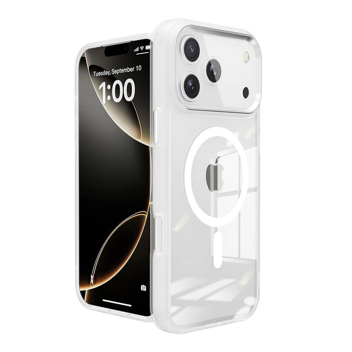 iPhone 17 Pro Redefine Metal Camera LensTransparent Case Cover With Magnetic Ring Hybrid Case JPC MOBILE ACCESSORIES