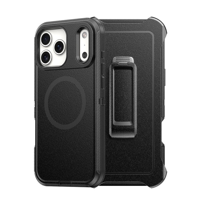 iPhone 17 Pro Shockproof Robot Armor Hard Plastic Belt Clip Case Cover With Magnetic Ring Armor Case JPC MOBILE ACCESSORIES