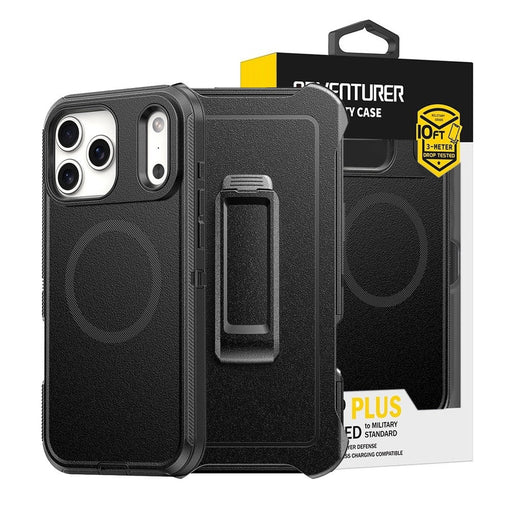 iPhone 17 Pro Shockproof Robot Armor Hard Plastic Belt Clip Case Cover With Magnetic Ring Armor Case JPC MOBILE ACCESSORIES