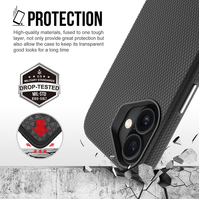 iPhone 17 Rhinos Rugged Shockproof Case Cover With Magnetic Ring Hybrid Case JPC MOBILE ACCESSORIES