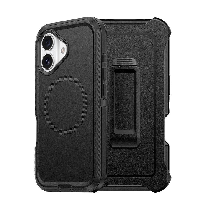 iPhone 17 Shockproof Robot Armor Hard Plastic Belt Clip Case Cover With Magnetic Ring Armor Case JPC MOBILE ACCESSORIES