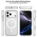 iPhone 17 UTIA Ultimake Shockproof Transparent Case Cover With Magnetic Ring Silicone Case JPC MOBILE ACCESSORIES