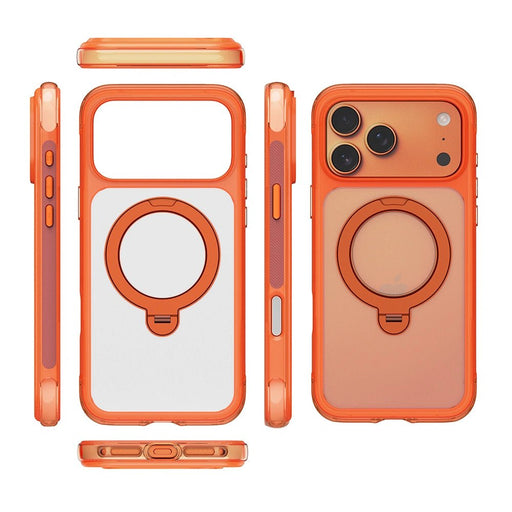 iPhone 18 Pro / 17 Pro REDEFYNE Air Bumper Drop Protection Shockproof Soft Touch Rotating Stand Case Cover iPhone Clear MagSafe Case JPC MOBILE ACCESSORIES