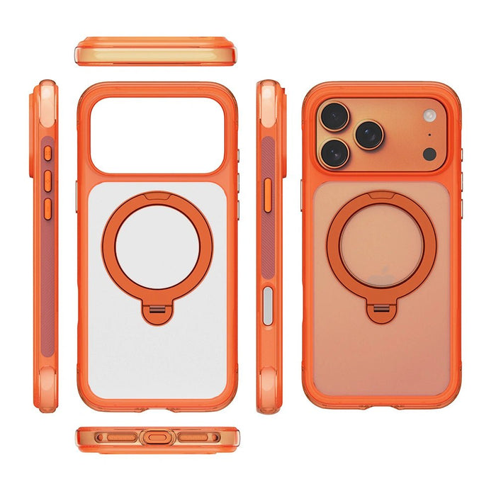 iPhone 18 Pro / 17 Pro REDEFYNE Air Bumper Drop Protection Shockproof Soft Touch Rotating Stand Case Cover iPhone Clear MagSafe Case JPC MOBILE ACCESSORIES