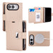 Mercury Rich Diary magnetic ring case for iPhone Duo in Rose Gold