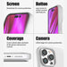 iPhone 15 Pro Max wallet case with dual side card slot design