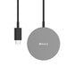 iQuick 15W wireless charger magnetic alignment fast charging black aluminum