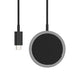 iQuick 15W fast charging magnetic wireless charger USB-C connector black
