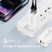 iQuick dual port USB-C USB-A wall charger charge two devices simultaneously Qualcomm Quick Charge 3.0
