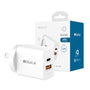iQuick GaN II 30W dual port USB-C wall charger white with retail packaging Australian plug PD 3.0 fast charging adapter