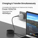 iQuick MagWire 1 magnetic USB-C cable charging and data transfer simultaneously at 480Mbps between laptop and iPhone 15/16, 100W power delivery, Brisbane Australia