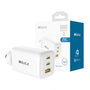 iQuick NANO ENERGY 2 65W PD3.0 Dual USB-C and USB-A Ports Charging Adapter-White Wall Charger JPC MOBILE ACCESSORIES