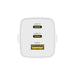 iQuick NANO ENERGY 2 65W PD3.0 Dual USB-C and USB-A Ports Charging Adapter-White Wall Charger JPC MOBILE ACCESSORIES