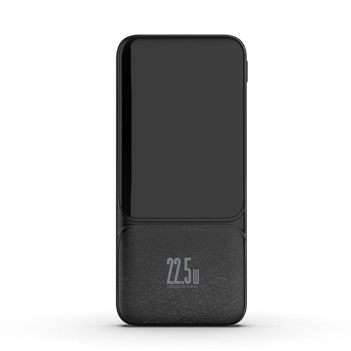 iQuick power bank charging smartphone and earbuds together	