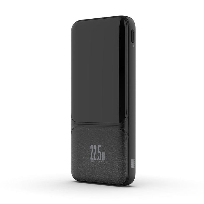 Side profile of slim iQuick 10000 mAh charger	