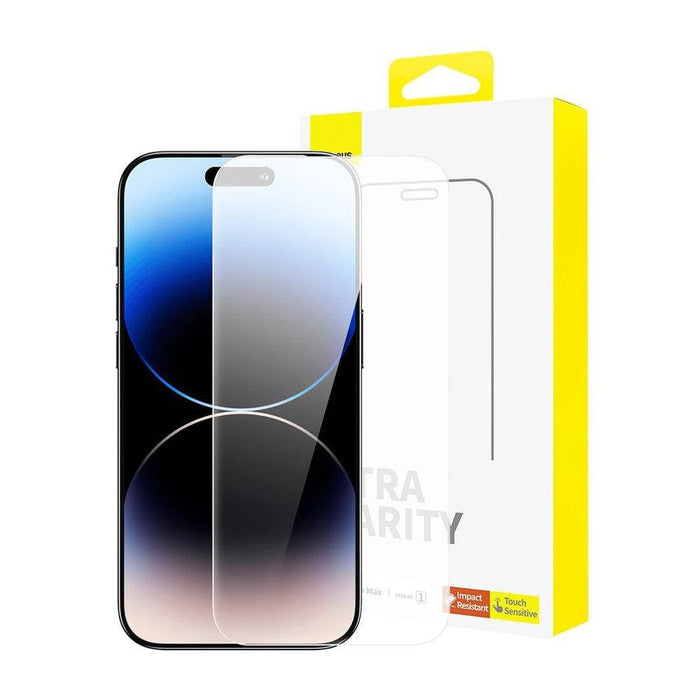 Baseus Diamond Series HD All-Tempered-Glass For iPhone 14 Pro Max - JPC MOBILE ACCESSORIES