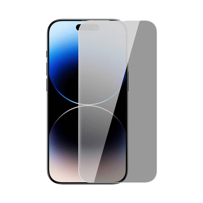 Baseus Diamond Series Privacy Protection All-Tempered-Glass For iPhone 14 Pro Max - JPC MOBILE ACCESSORIES