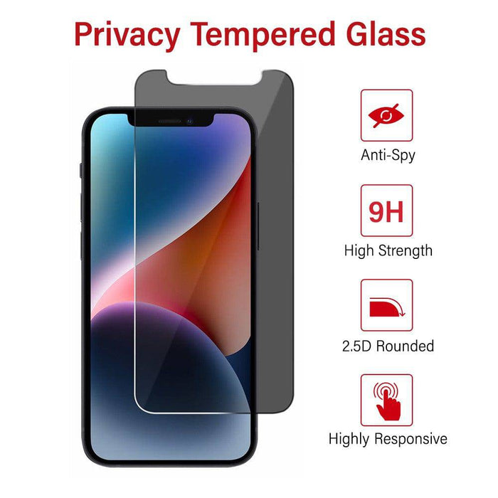 Kinglas Privacy Tempered Glass Screen Protector For iPhone 12 / 12 Pro