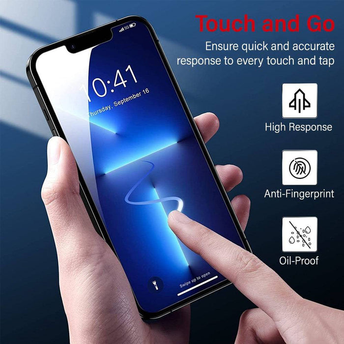 Kinglas Privacy Tempered Glass Screen Protector For iPhone 13 / 13 Pro / 14