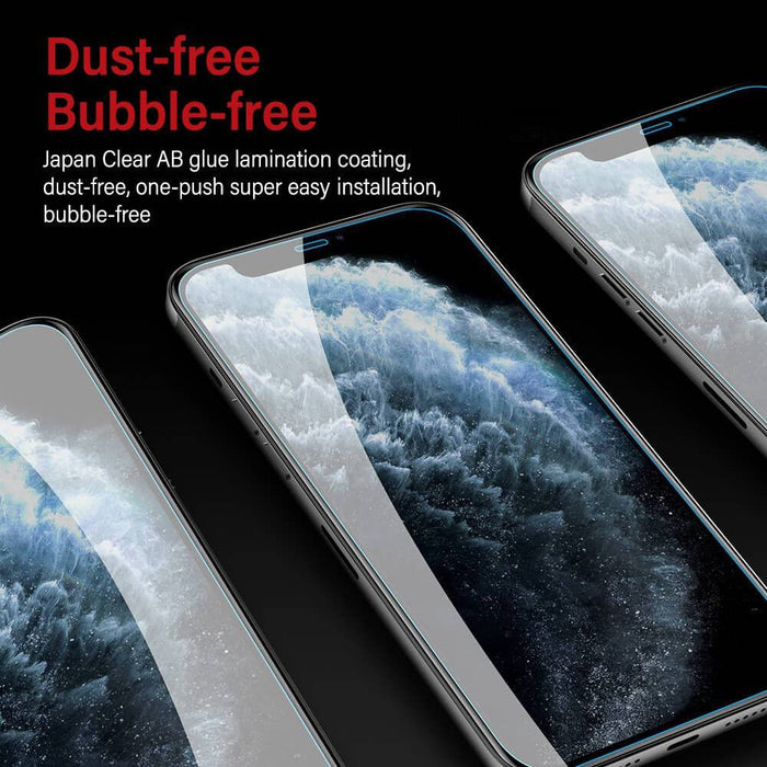 Kinglas Tempered Glass Screen Protector For iPhone 12 mini (Diamond Glass & Japan Glue Upgrade)