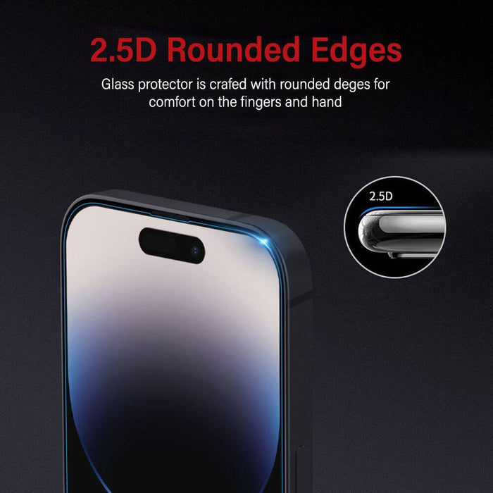 📸 Shatter-Proof iPhone 14 Pro Tempered Glass Screen Protector by Kinglas