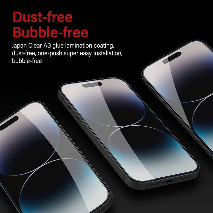 3️⃣ Anti-Scratch & Bubble-Free Kinglas Screen Protector for iPhone 14 Pro Max