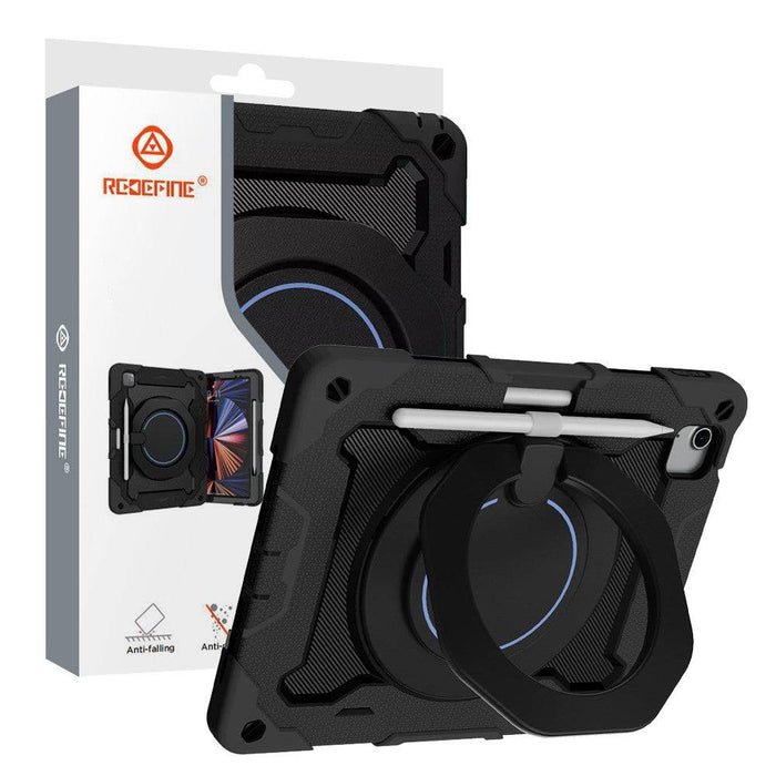 Front view of Armor Shockproof Handle Ring Rotation Case for iPad Air 13 (2024).