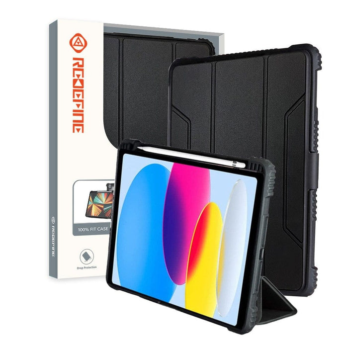 Armor Shockproof Smart Flip Case for iPad 10 10.9 (2022) - Foldable View.