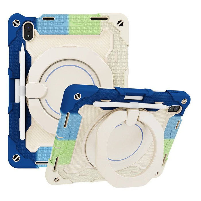 Armor Shockproof Handle Ring Rotation Case Cover for iPad 10 10.9 (2022)