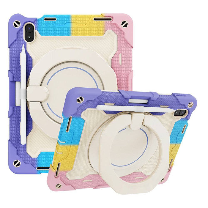 Armor Shockproof Handle Ring Rotation Case Cover for iPad 10 10.9 (2022)