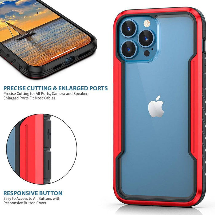 Re-Define Shield Shockproof Heavy Duty Armor Case Cover for iPhone 15 Pro Max