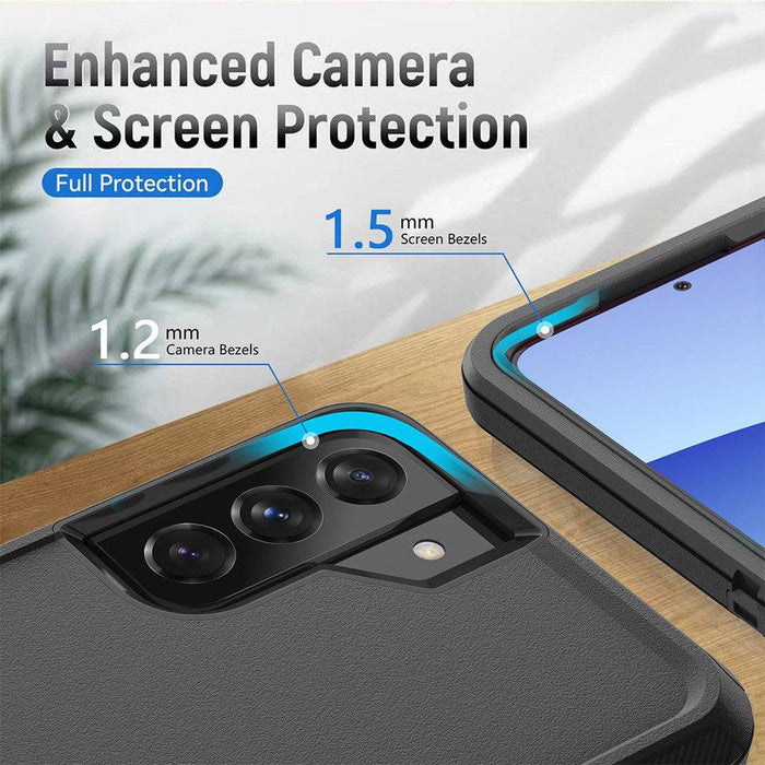 Shockproof Robot Armor Hard Plastic Case with Belt Clip for Samsung Galaxy S22 - JPC MOBILE ACCESSORIES