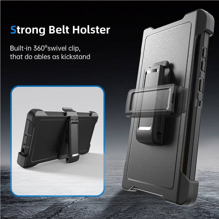 Shockproof Robot Armor Hard Plastic Case with Belt Clip for Samsung Galaxy S24 Ultra - JPC MOBILE ACCESSORIES