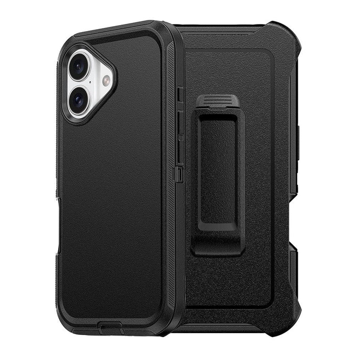 Shockproof Robot Armor Hard Plastic MagSafe Case with Belt Clip for iPhone 16 - JPC MOBILE ACCESSORIES