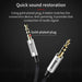 Baseus Yiven Audio Cable M30 1M - JPC MOBILE ACCESSORIES