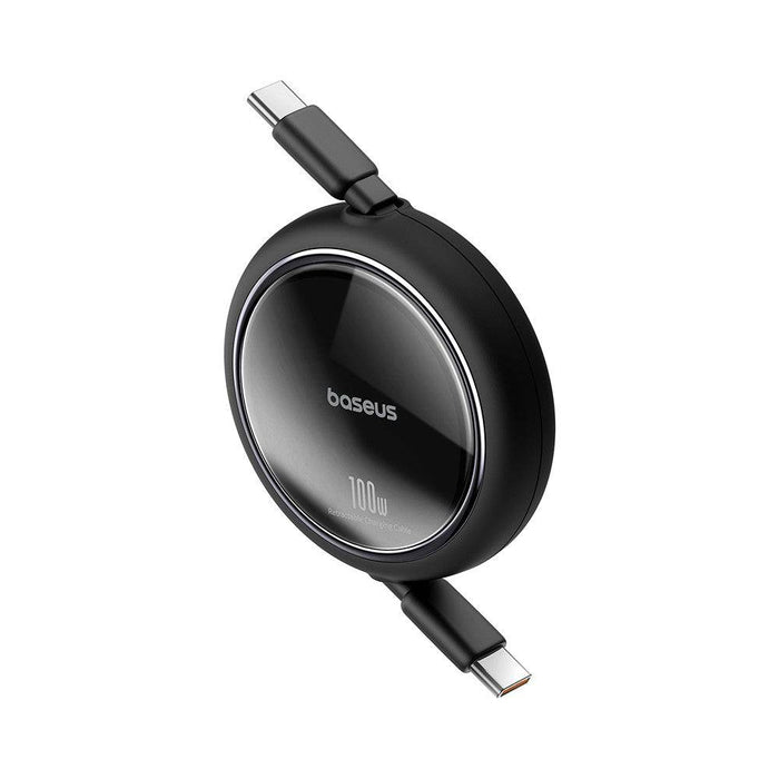 Baseus Free2Draw Mini Retractable Charging Cable Type-C to Type-C 100W 1m Compatible for iPhone 15 Series - JPC MOBILE ACCESSORIES