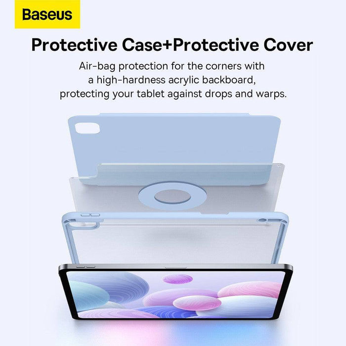 Side view showcasing thin profile of Baseus Protective Case for iPad Air 13.