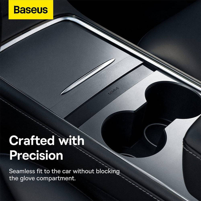 Baseus T-Space Series HUB for Tesla Cars (With a retractable 45W type-C cable)-Cluster Black - JPC MOBILE ACCESSORIES