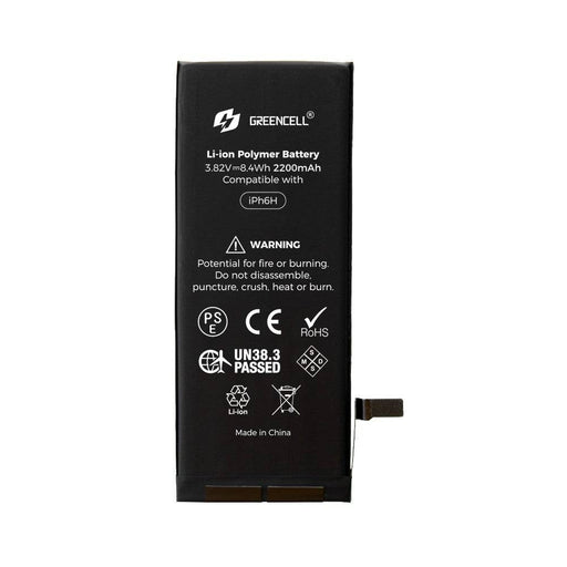 Greencell (High Capacity 2200mAh) iPhone 6 Replacement Battery with Adhesive Strips - JPC MOBILE ACCESSORIES