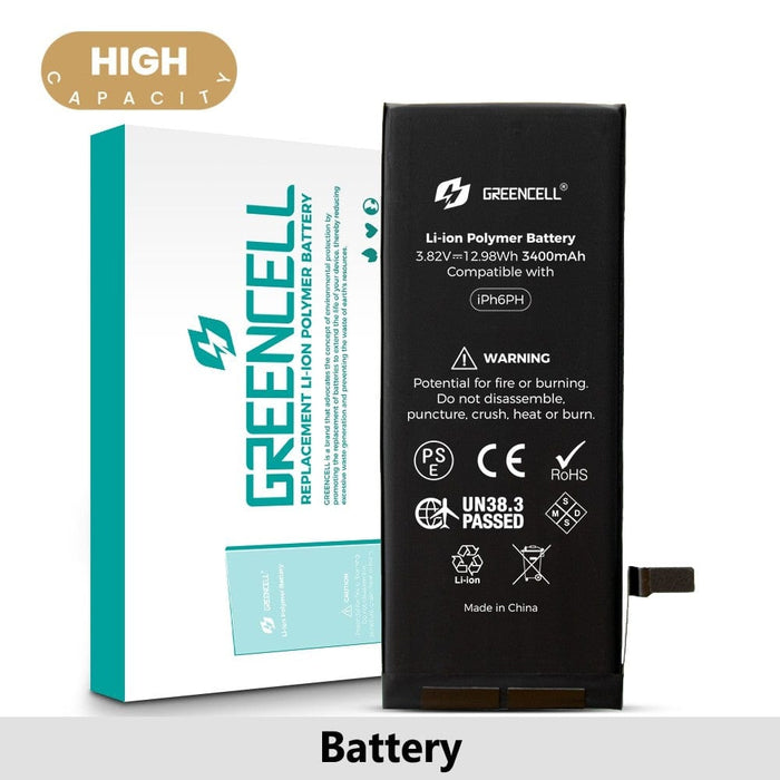 1️⃣ Replacement Battery for iPhone 6 Plus – 3400mAh High-Capacity | Fast Charging & Long Battery Life