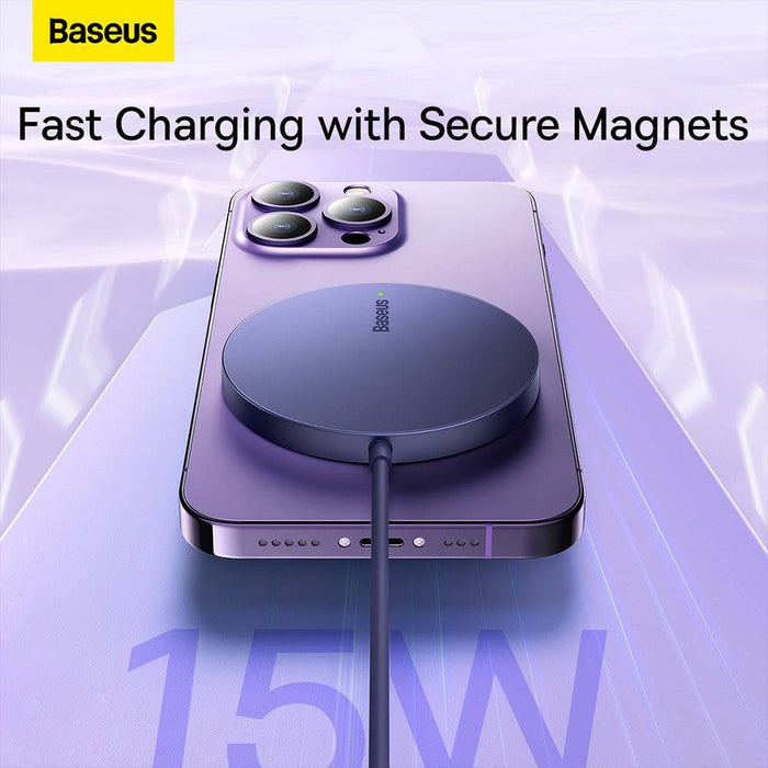 Baseus Simple Mini3 Magnetic Wireless Charger 15W - JPC MOBILE ACCESSORIES