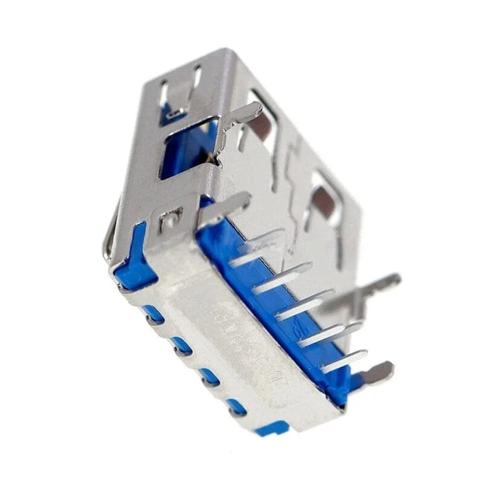 Close-up of PS5 USB Type-A port replacement module – restoring charging and data transfer functionality.