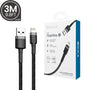 iQuick Braided Lightning to USB - A Fast Charging Cable 3M - JPC MOBILE ACCESSORIES