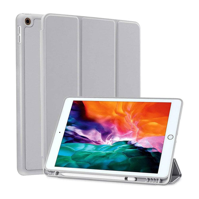 Soft TPU Back Shell Slim Cover Case with Auto Sleep/Wake & Built-in Pencil Holder for iPad 7 10.2 (2019) / iPad 8 10.2 (2020) / iPad 9 10.2 (2021) - JPC MOBILE ACCESSORIES