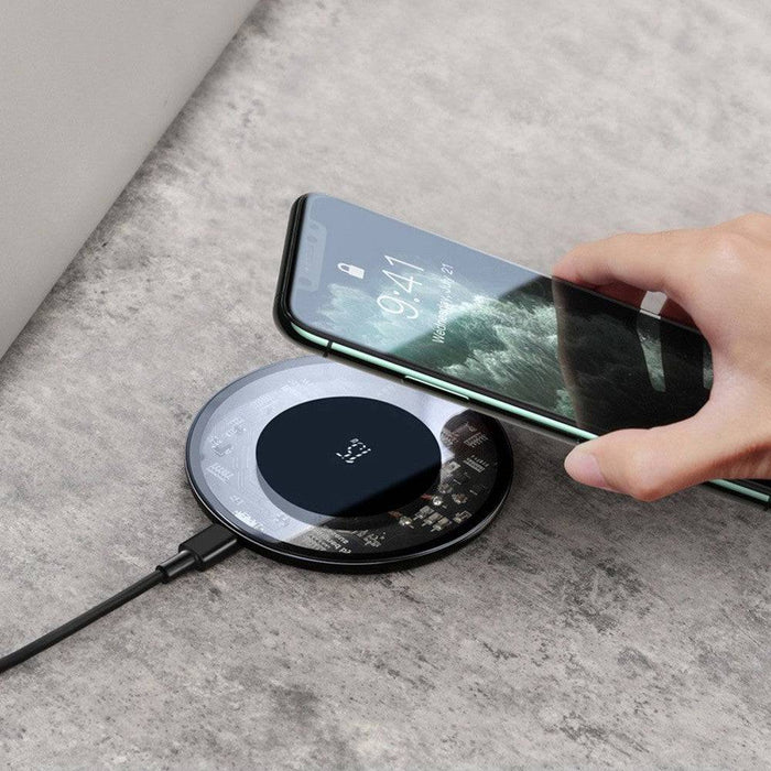Baseus Simple Wireless Charger 15W (Updated Version for Type-C) - JPC MOBILE ACCESSORIES